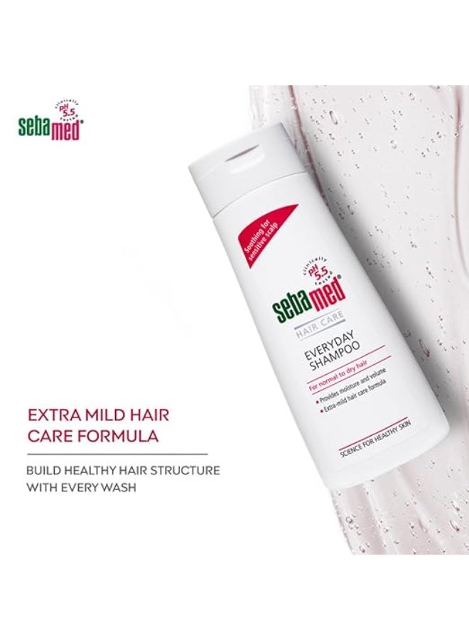 SebaMed Everyday Shampoo 200 Ml|Ph 5.5|Normal To Dry Hair| Mild|Gives Moisture & Volume |Phthalates & Sls And Parabens Free |Unisex For Dry Scalp Toxin Free | Clinically Proven | Toxin Free - Image 3
